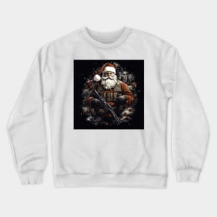 Badass Santa Claus Crewneck Sweatshirt